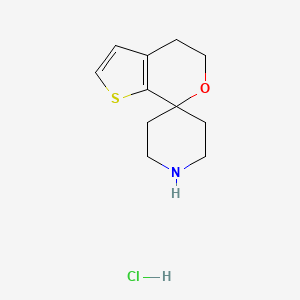 Spiro[4,5-dihydrothieno[2,3-c]pyran-7,4'-piperidine];hydrochloride