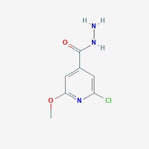 2-Chloro-6-methoxy-isonicotinic acid hydrazide