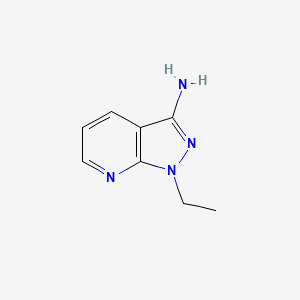 1H-Pyrazolo[3,4-b]pyridin-3-amine, 1-ethyl-