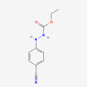 Ethyl 2-(4-cyanophenyl)hydrazinecarboxylate