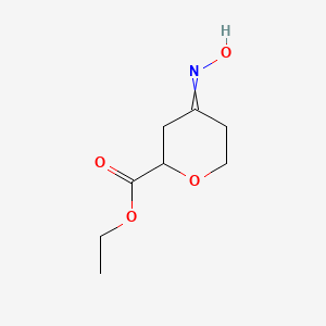 Ethyl 4-hydroxyiminooxane-2-carboxylate