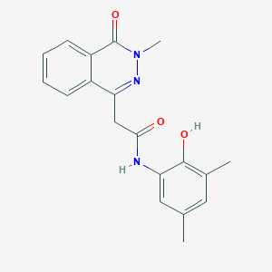 N-(2-hydroxy-3,5-dimethylphenyl)-2-(3-methyl-4-oxophthalazin-1-yl)acetamide