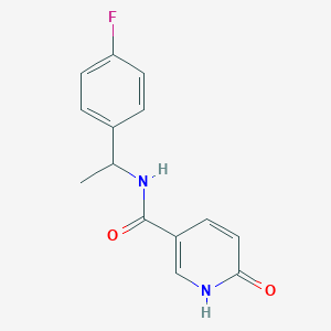 N-[1-(4-fluorophenyl)ethyl]-6-oxo-1,6-dihydropyridine-3-carboxamide