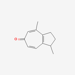 1,4-dimethyl-1,2,3,6-tetrahydroazulen-6-one