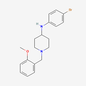 N-(4-bromophenyl)-1-[(2-methoxyphenyl)methyl]piperidin-4-amine