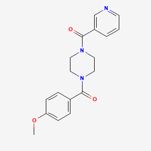 (4-Methoxyphenyl)[4-(pyridin-3-ylcarbonyl)piperazin-1-yl]methanone