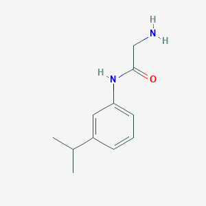 N-[3-(propan-2-yl)phenyl]glycinamide