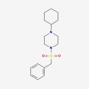 1-(Benzylsulfonyl)-4-cyclohexylpiperazine