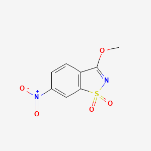 3-Methoxy-6-nitro-1,2-benzothiazole 1,1-dioxide