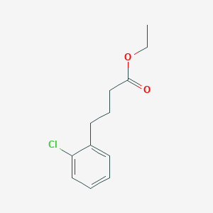 molecular formula C12H15ClO2 B1515525 Benzenebutanoic acid, 2-chloro-, ethyl ester 