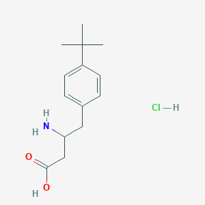 3-Amino-4-(4-tert-butylphenyl)butanoic acid hydrochloride