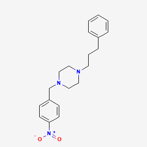 1-[(4-Nitrophenyl)methyl]-4-(3-phenylpropyl)piperazine