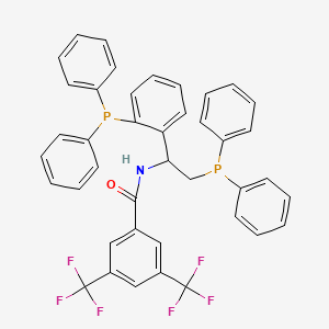 N-[(1S)-2-(Diphenylphosphino)-1-(2-(diphenylphosphino)phenyl)ethyl]-3,5-bis(trifluoromethyl)-benzamide