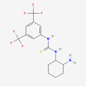 1-(2-Aminocyclohexyl)-3-[3,5-bis(trifluoromethyl)phenyl]thiourea