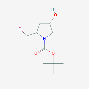 tert-Butyl 2-(fluoromethyl)-4-hydroxypyrrolidine-1-carboxylate