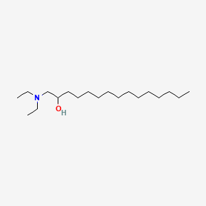 molecular formula C19H41NO B15155554 1-(Diethylamino)pentadecan-2-ol 