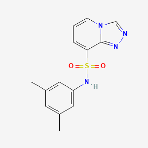 N-(3,5-dimethylphenyl)[1,2,4]triazolo[4,3-a]pyridine-8-sulfonamide