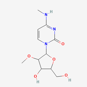 1-[4-Hydroxy-5-(hydroxymethyl)-3-methoxyoxolan-2-yl]-4-(methylamino)pyrimidin-2-one