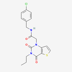 N-(4-chlorobenzyl)-2-(2,4-dioxo-3-propyl-3,4-dihydrothieno[3,2-d]pyrimidin-1(2H)-yl)acetamide