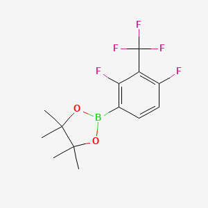 2-(2,4-Difluoro-3-(trifluoromethyl)phenyl)-4,4,5,5-tetramethyl-1,3,2-dioxaborolane