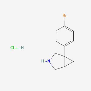 1-(4-Bromophenyl)-3-azabicyclo[3.1.0]hexane hydrochloride