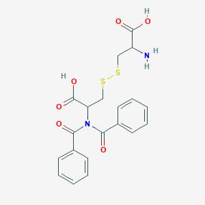 2-amino-3-{[2-(N-benzoyl-1-phenylformamido)-2-carboxyethyl]disulfanyl}propanoic acid