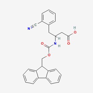 4-(2-cyanophenyl)-3-{[(9H-fluoren-9-ylmethoxy)carbonyl]amino}butanoic acid