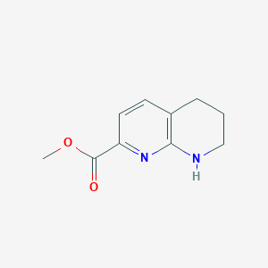 molecular formula C10H12N2O2 B1515616 Methyl 5,6,7,8-tetrahydro-1,8-naphthyridine-2-carboxylate 