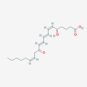 molecular formula C20H30O4 B151568 12-氧代-LTB4 CAS No. 136696-10-1