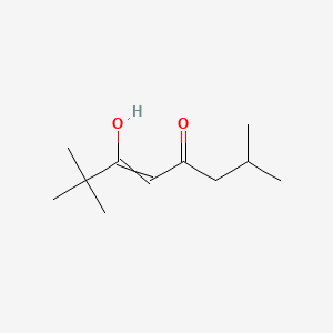 molecular formula C11H20O2 B15156813 5-Hydroxy-2,2,7-trimethyloct-4-en-3-one 