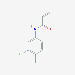 molecular formula C10H10ClNO B15156931 N-(3-chloro-4-methylphenyl)prop-2-enamide CAS No. 7017-23-4