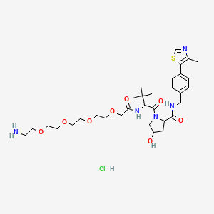 molecular formula C32H50ClN5O8S B15157060 (S,R,S)-AHPC-PEG4-NH2 hydrochloride 