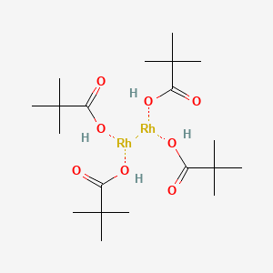 molecular formula C20H40O8Rh2 B15157071 Tetrakis(pentanoato)dirhodium 