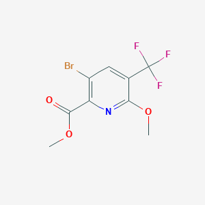 Methyl 3-bromo-6-methoxy-5-(trifluoromethyl)picolinate