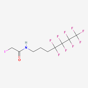 2-Iodo-N-(4,4,5,5,6,6,7,7,7-nonafluoroheptyl)acetamide