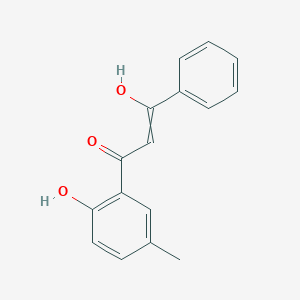 molecular formula C16H14O3 B15157154 3-Hydroxy-1-(2-hydroxy-5-methylphenyl)-3-phenylprop-2-en-1-one 