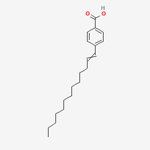 molecular formula C20H30O2 B15157159 (E)-4-(tridec-1-enyl)benzoic acid 