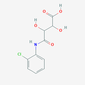 3-[(2-Chlorophenyl)carbamoyl]-2,3-dihydroxypropanoic acid