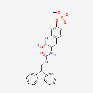 molecular formula C26H26NO8P B15157252 Fmoc-Tyr(POMe)-OH 