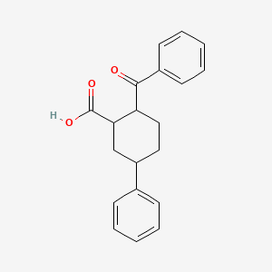 2-Benzoyl-5-phenylcyclohexane-1-carboxylic acid