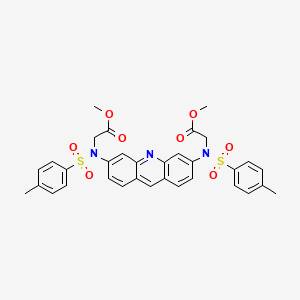 Methyl 2-[[6-[(2-methoxy-2-oxoethyl)-(4-methylphenyl)sulfonylamino]acridin-3-yl]-(4-methylphenyl)sulfonylamino]acetate