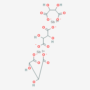 antimony(3+);2,3-dihydroxybutanedioate