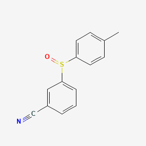 Benzonitrile, 3-[(4-methylphenyl)sulfinyl]-