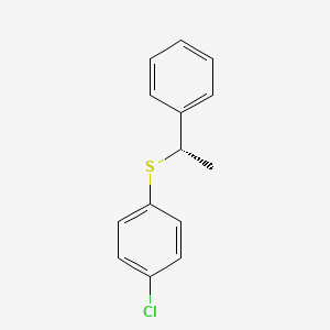 1-Chloro-4-{[(1S)-1-phenylethyl]sulfanyl}benzene