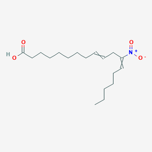 9,12-Octadecadienoic acid, 12-nitro-, (9Z,12E)-