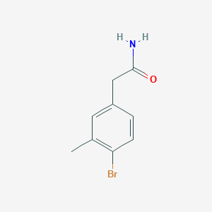 molecular formula C9H10BrNO B15157768 2-(4-Bromo-3-methylphenyl)acetamide 