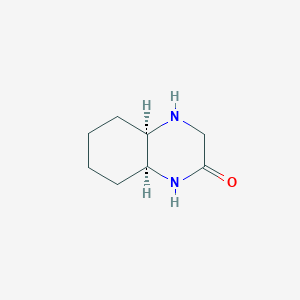 molecular formula C8H14N2O B1515807 (+/-)-cis-Decahydroquinoxalin-2-one 