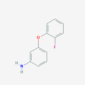 molecular formula C12H10FNO B1515825 3-(2-Fluorophenoxy)aniline 