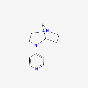 4-(Pyridin-4-YL)-1,4-diazabicyclo[3.2.1]octane