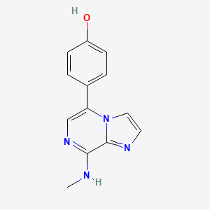 4-[8-(Methylamino)imidazo[1,2-a]pyrazin-5(1H)-ylidene]cyclohexa-2,5-dien-1-one